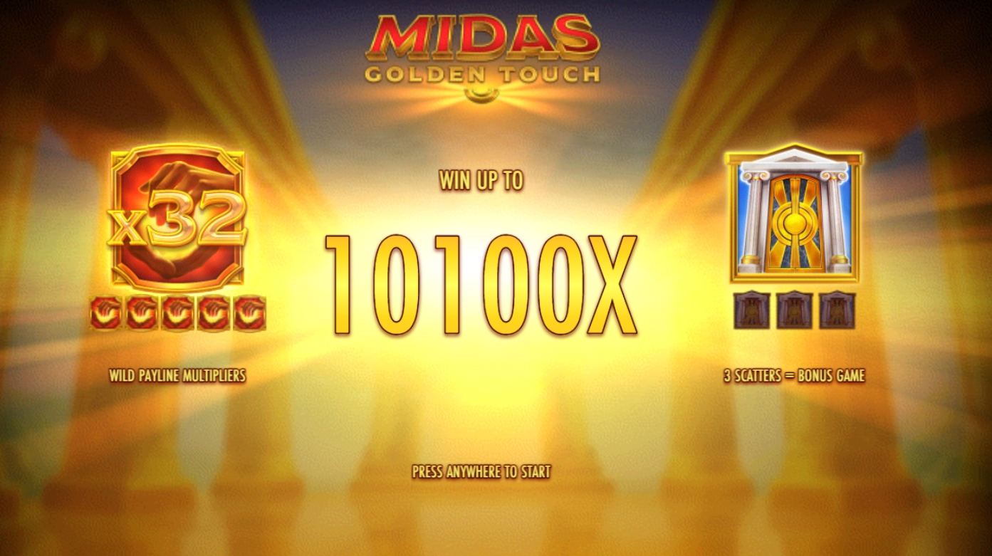 Midas Golden Touch Slot Review Poczuj magię Midas 'Touch i wygraj duże nagrody