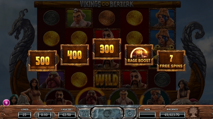 Wikingowie Go Berzerk Slot Review, Bonusy i przygody